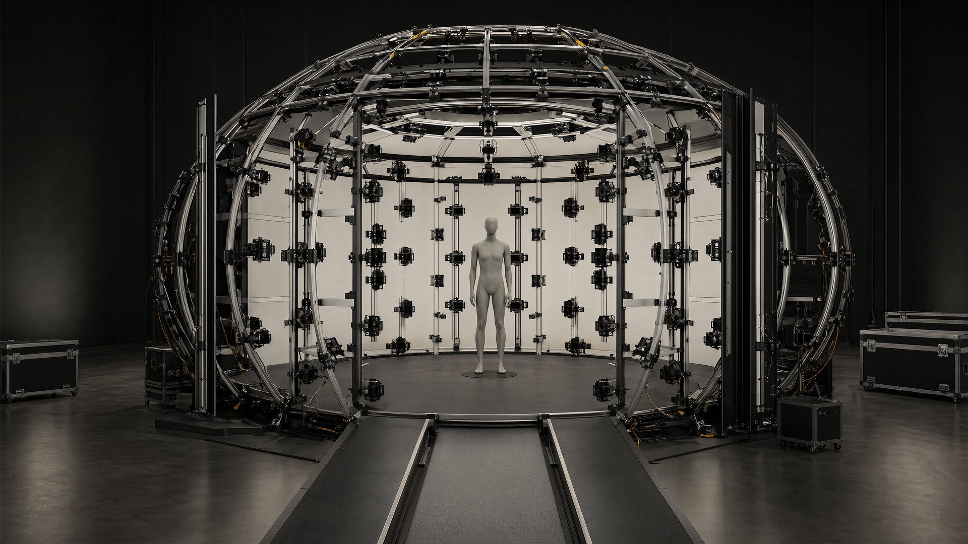 Representative walk-in volumetric capture volume