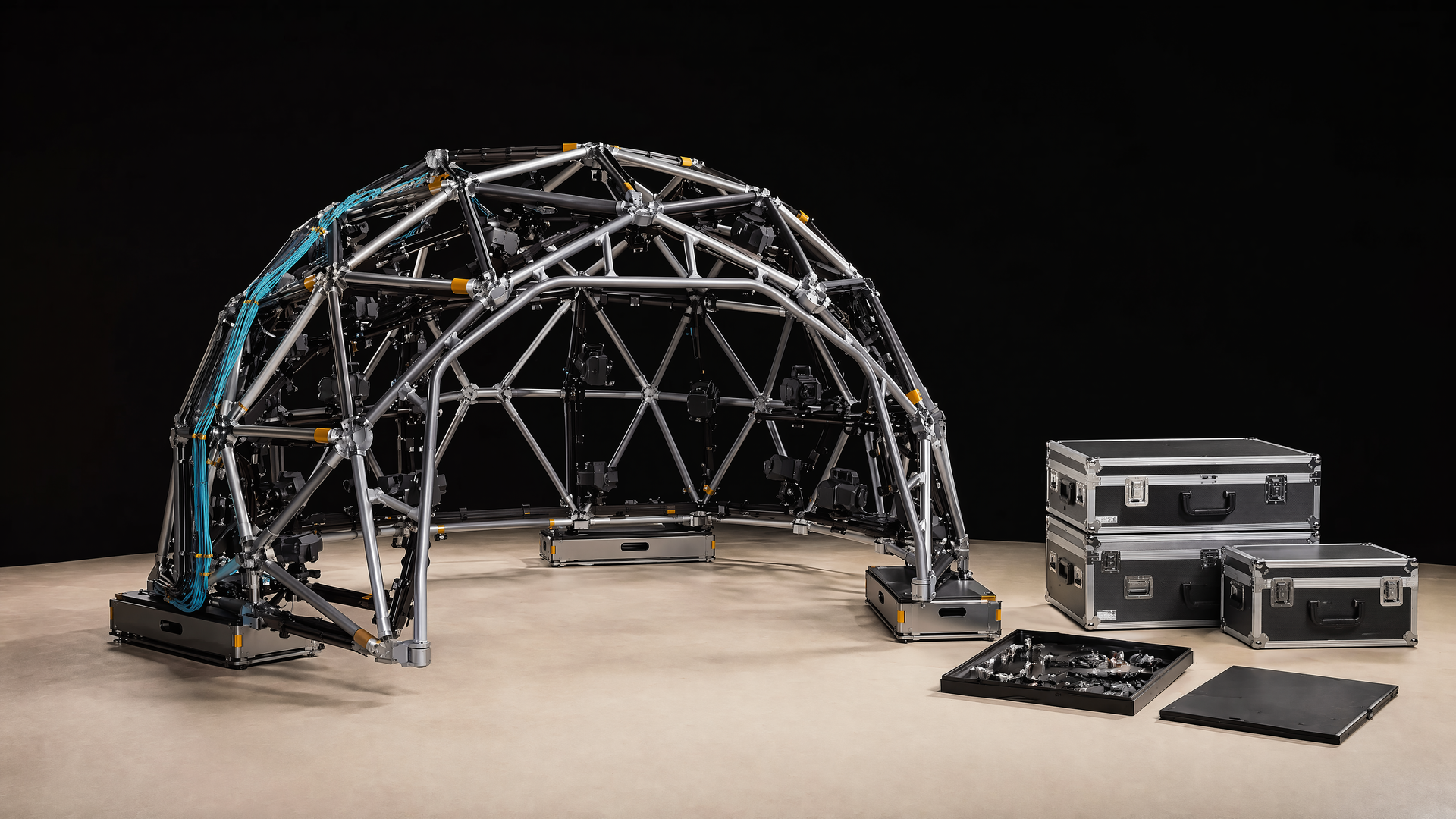 Representative restored signature dome with handoff cases