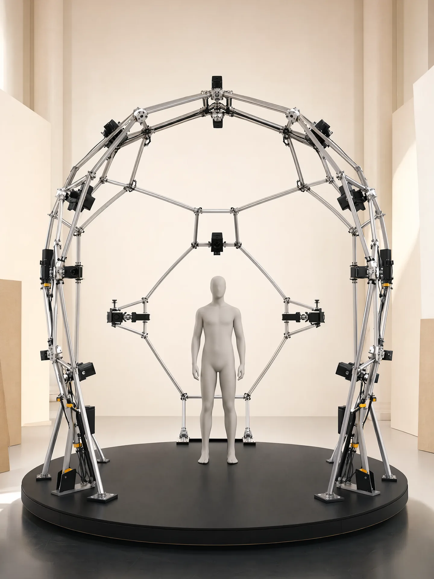 Representative DOME around a featureless human-scale mannequin
